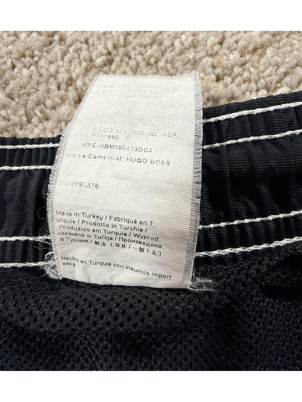 Hugo Boss Lobster Men's Swim Trunks Black Size Medium - Picture 5 of 9